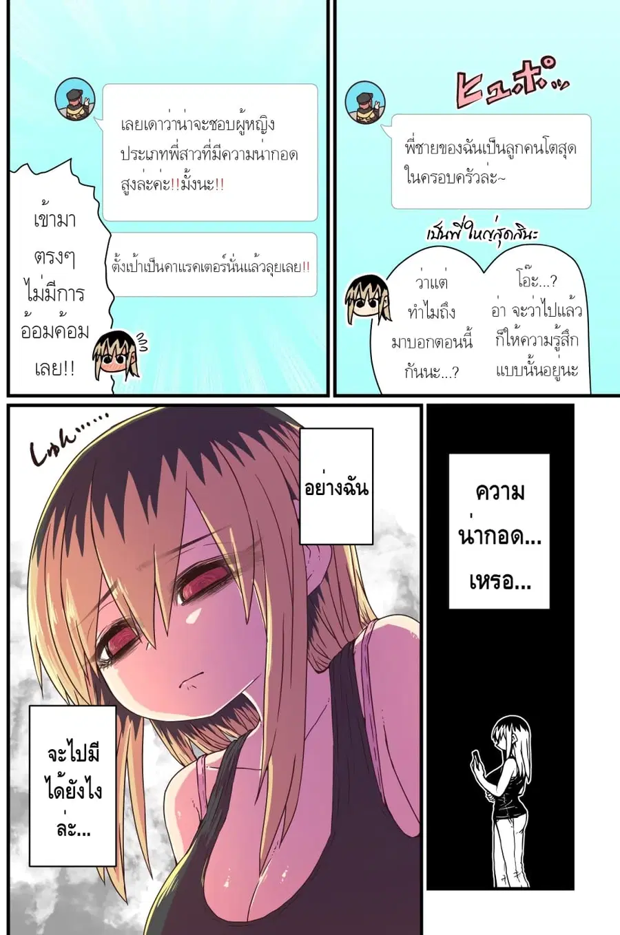 Batsuichi de Nakimushi na Otonari-sanan ตอนที่ 12 หน้า 2