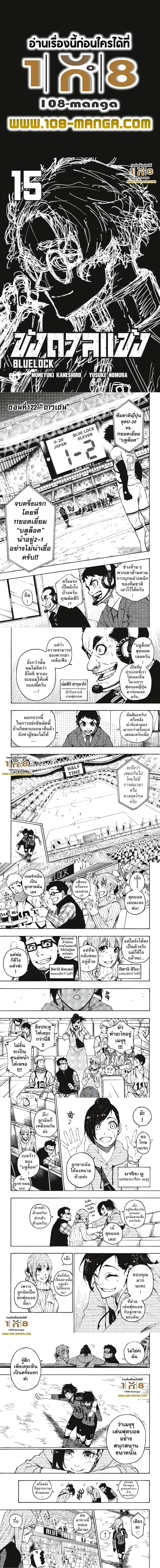 Blue lock ตอนที่ 122 หน้า 1