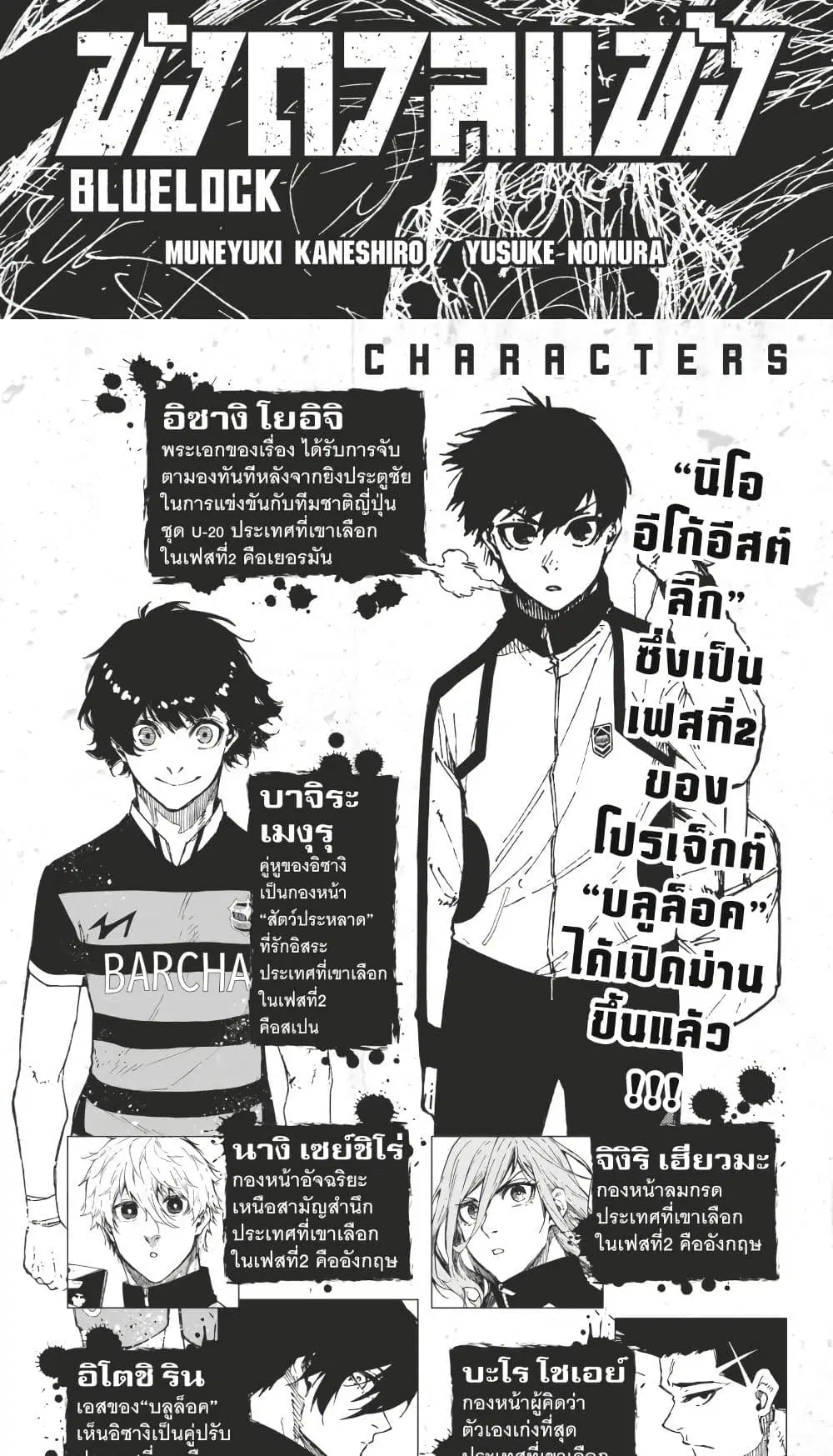 Blue lock ตอนที่ 159 หน้า 2