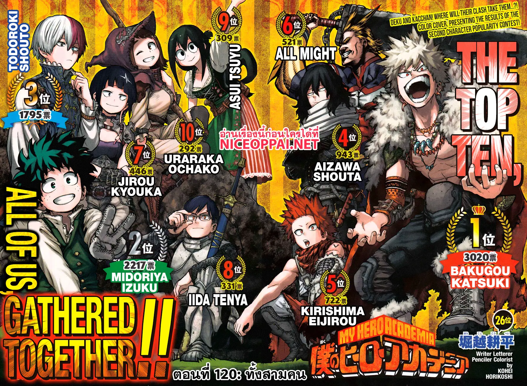 Boku no Hero Academia (My Hero Academia) ตอนที่ 120 หน้า 2