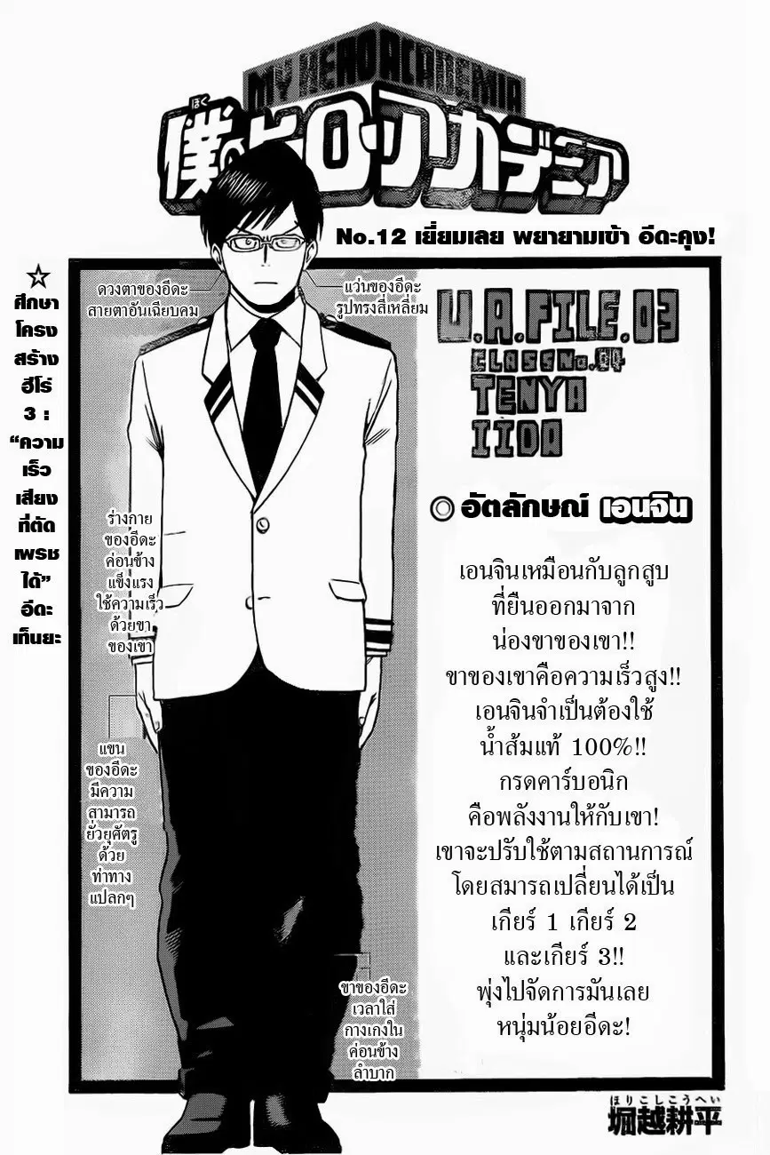Boku no Hero Academia ตอนที่ 12 หน้า 1
