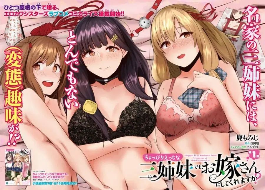 Choppiri Ecchi na Sanshimai Demo, Oyomesan ni Shitekuremasuka? แฟนสาวทั้ง 3 ของผมเป็นคนที่แปลกมาก ตอนที่ 0 หน้า 2