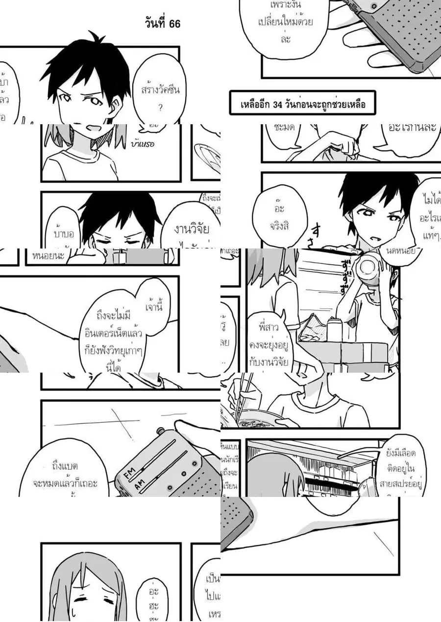 Convenience Store of the Dead 〜พนักงานสาวจะถูกช่วยเหลือในอีก100วัน〜 ตอนที่ 66 หน้า 1