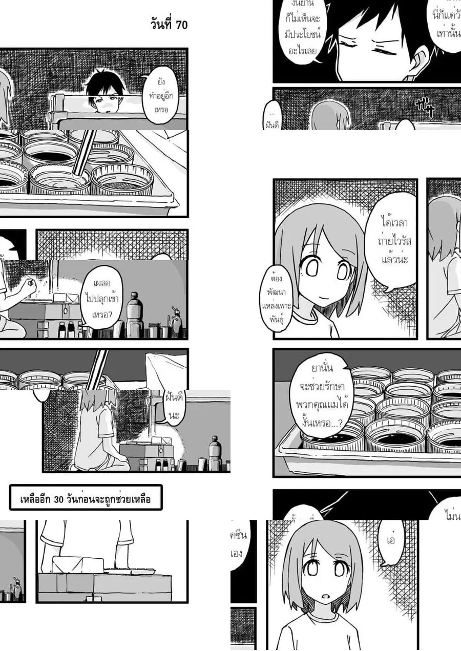 Convenience Store of the Dead 〜พนักงานสาวจะถูกช่วยเหลือในอีก100วัน〜 ตอนที่ 70 หน้า 1