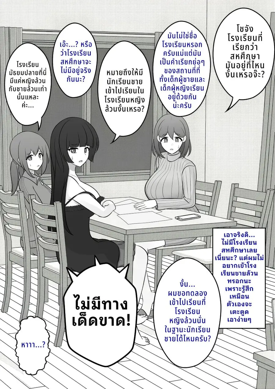 Danjo-hi 1:39 no Heikou Sekai wa Omoi no Hoka Futsuu ตอนที่ 31 หน้า 1