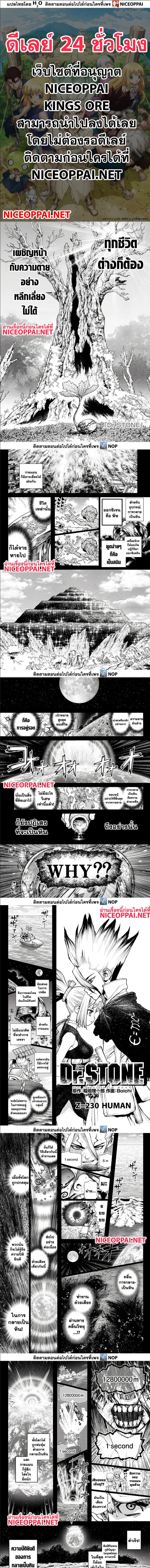 Dr. Stone ตอนที่ 230 หน้า 1