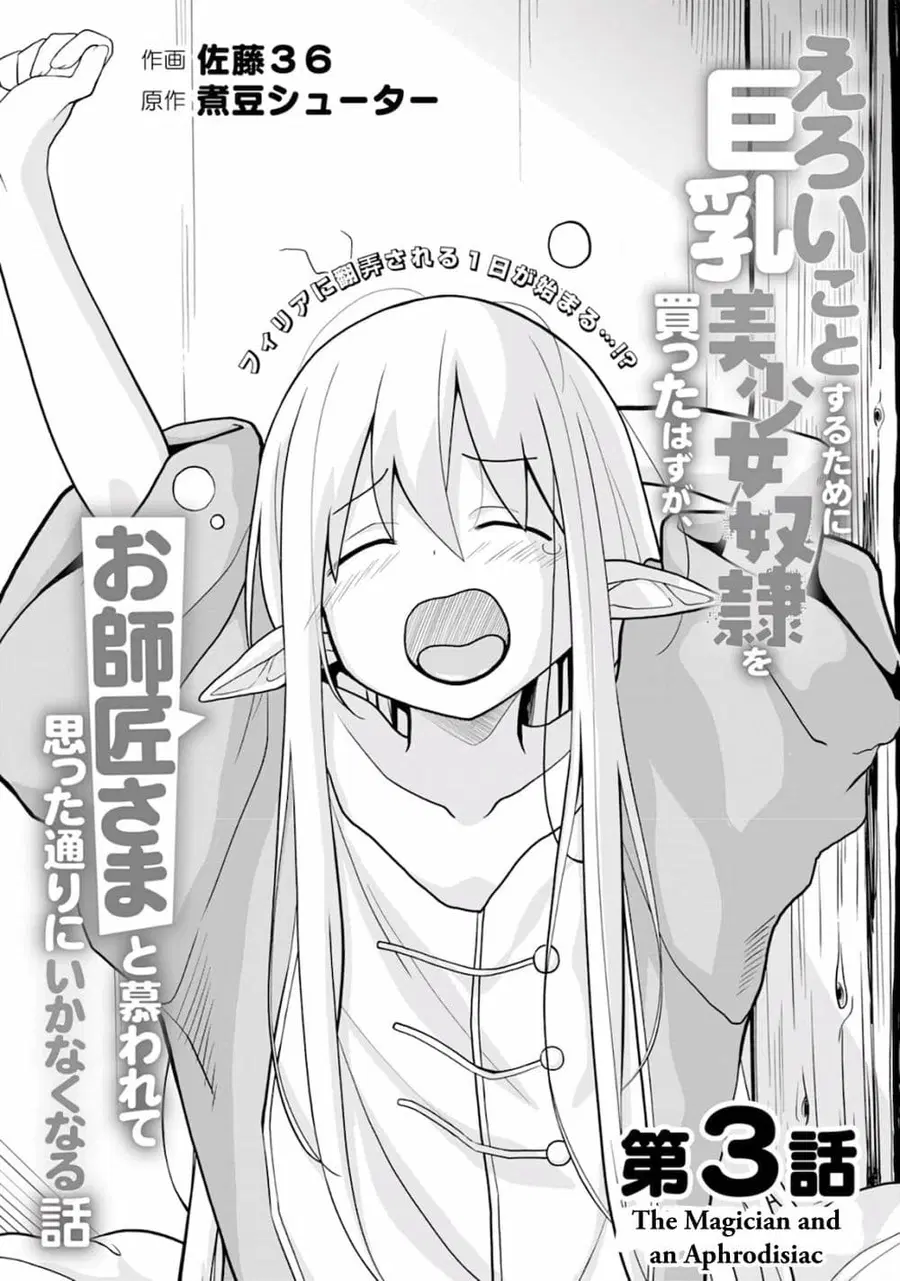 Eroi Koto Suru Tame ni Kyonyuu Bishoujo Dorei o Katta Hazu ga, Oshishou-sama to Shitawa Rete Omotta Toori ni Ikanaku Naru Hanashi ตอนที่ 3 หน้า 3