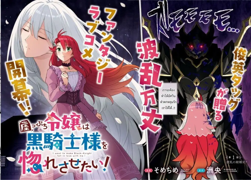 Gakeppuchi Reijou ni Kurokishi sama no Horesasetai! ตอนที่ 1 หน้า 2