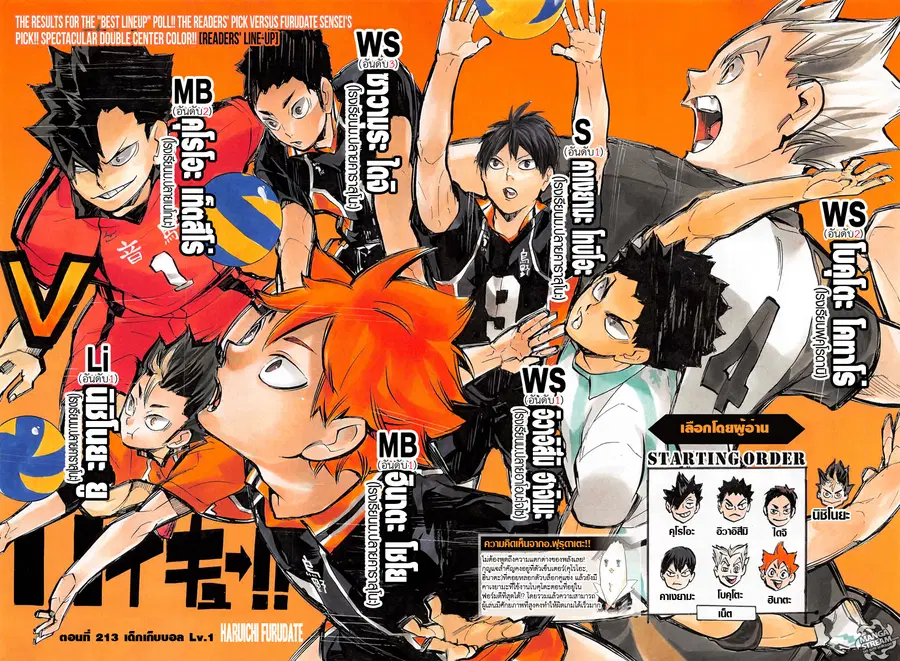 Haikyuu!! ตอนที่ 213 หน้า 2