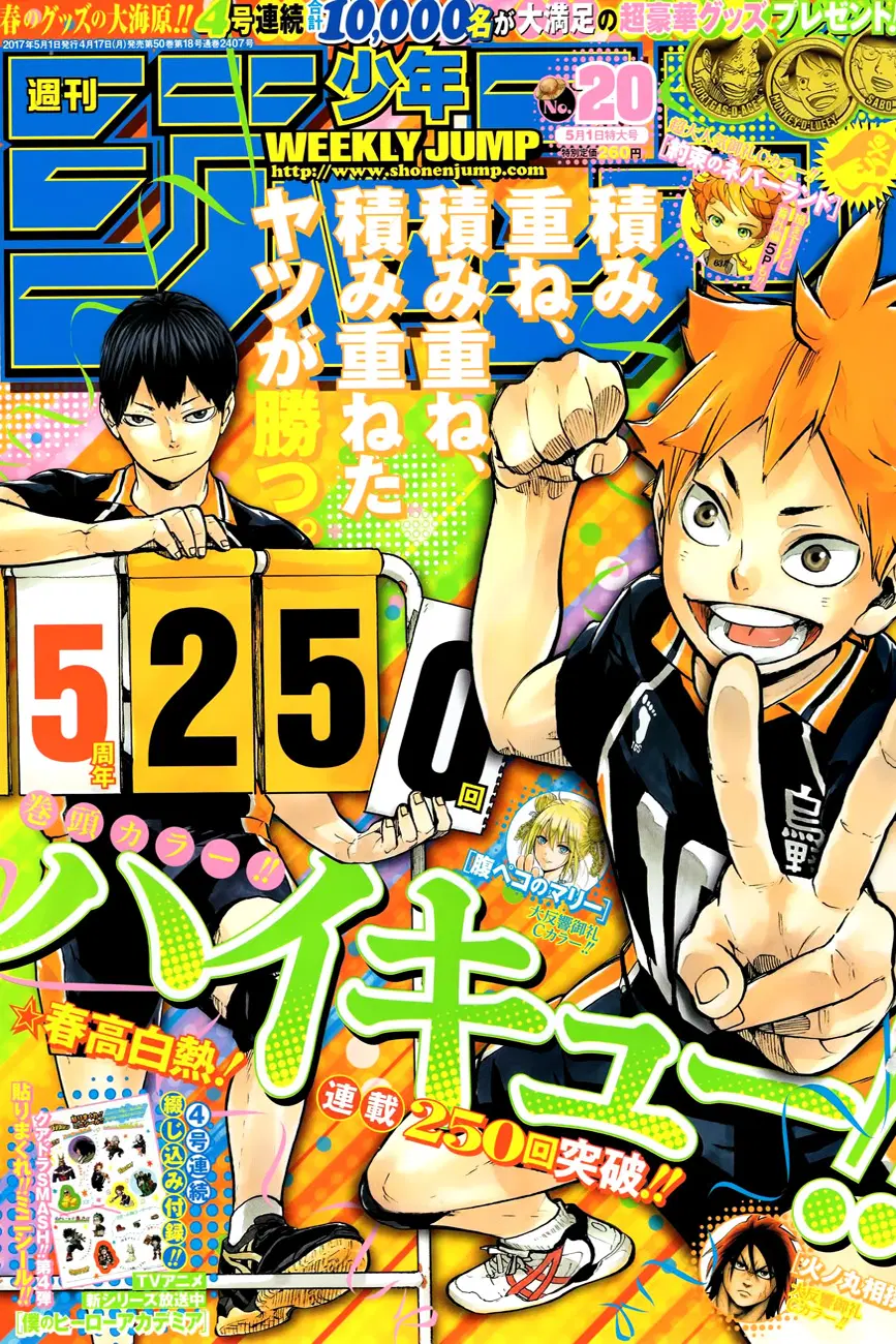 Haikyuu!! ตอนที่ 250 หน้า 1