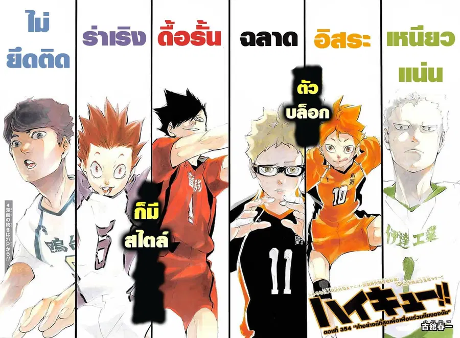 Haikyuu!! ตอนที่ 354 หน้า 3