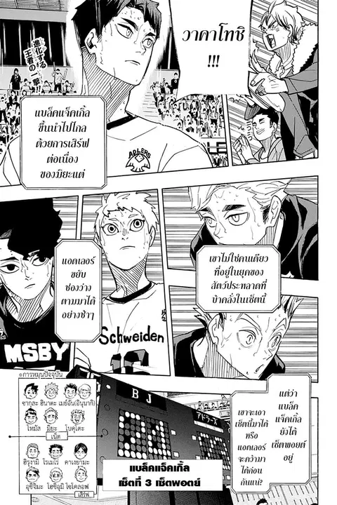 Haikyuu!! ตอนที่ 396 หน้า 3