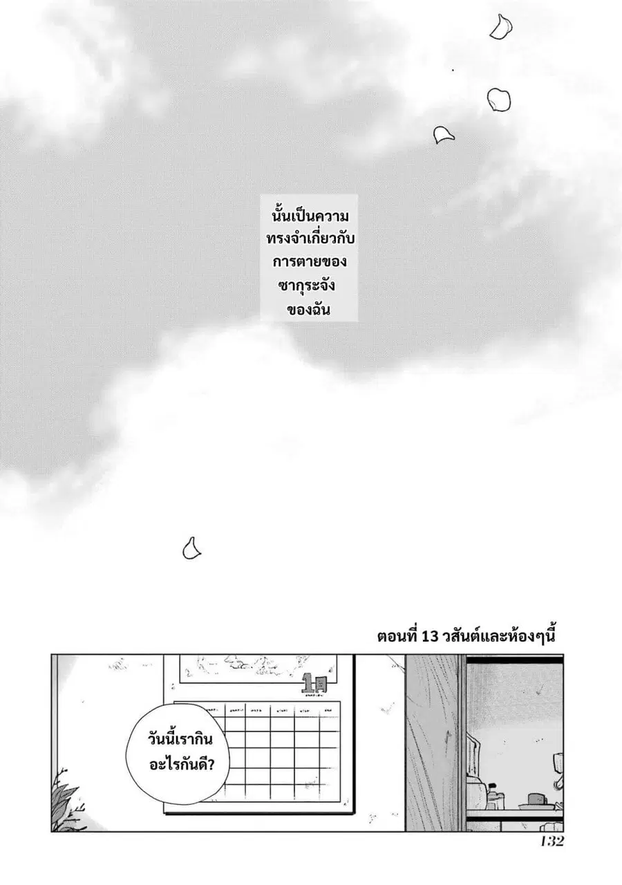 Haru Tsuzuru, Sakura Saku Kono Heya de ตอนที่ 13 หน้า 2