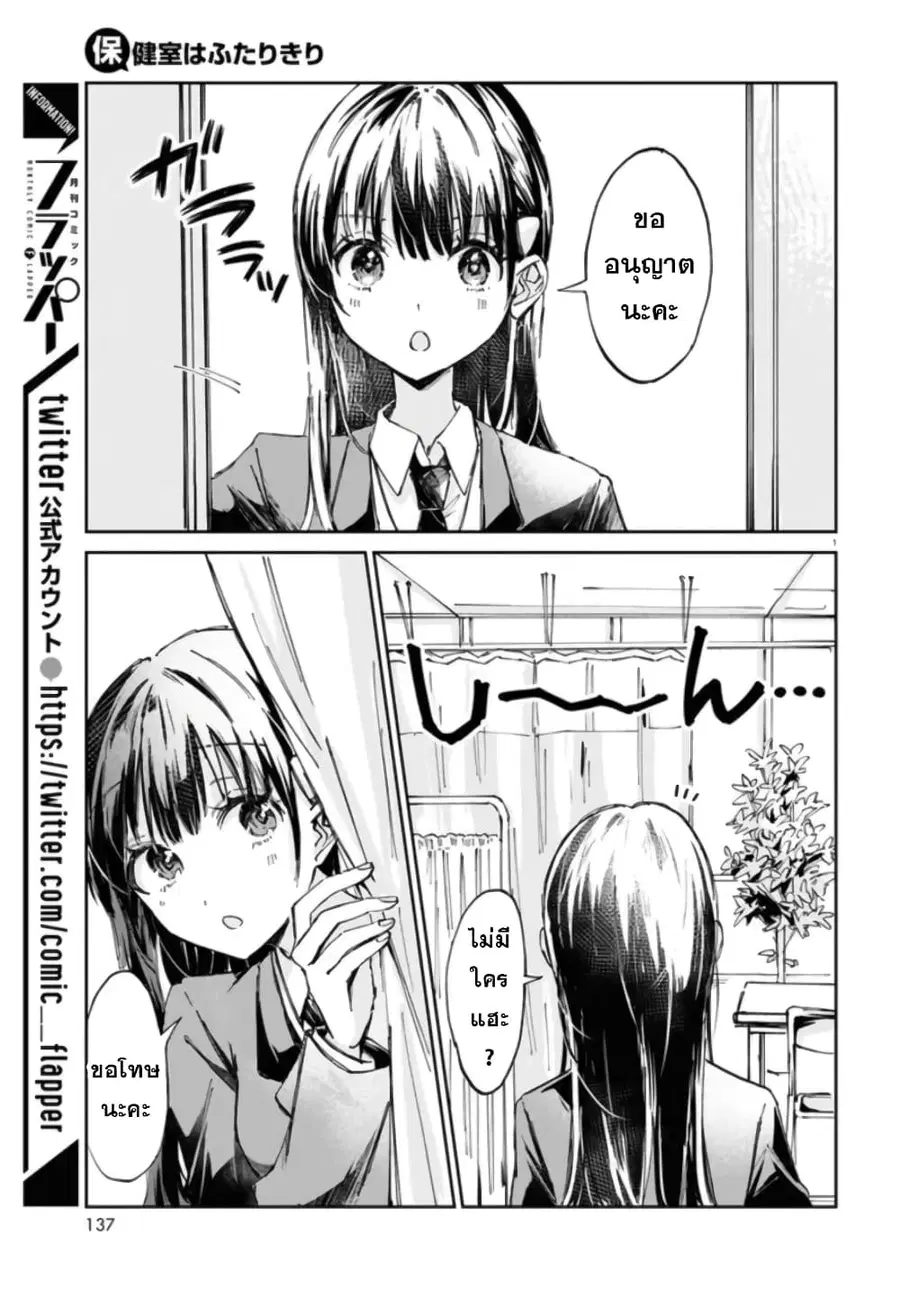 Hokenshitsu wa Futarikiri ตอนที่ 1 หน้า 2