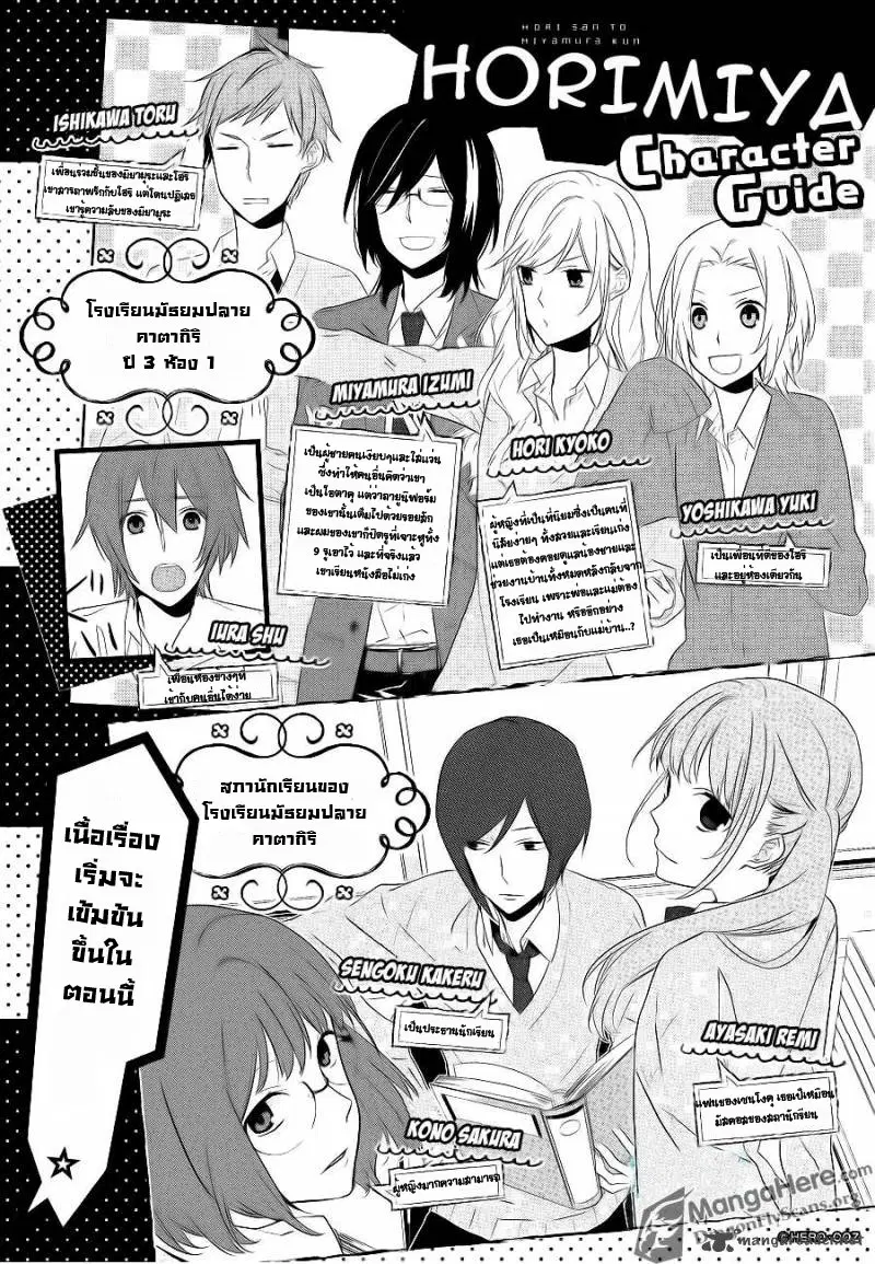 Horimiya ตอนที่ 13 หน้า 1