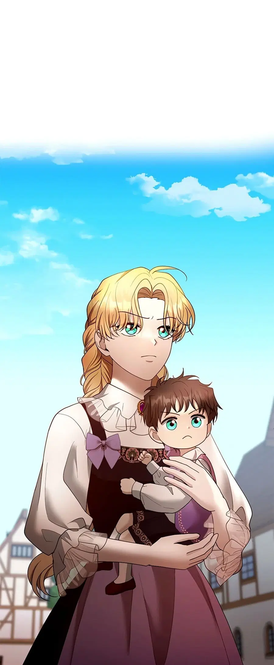 I Am Trying To Divorce My Villain Husband, But We Have A Child Series ตอนที่ 105 หน้า 1