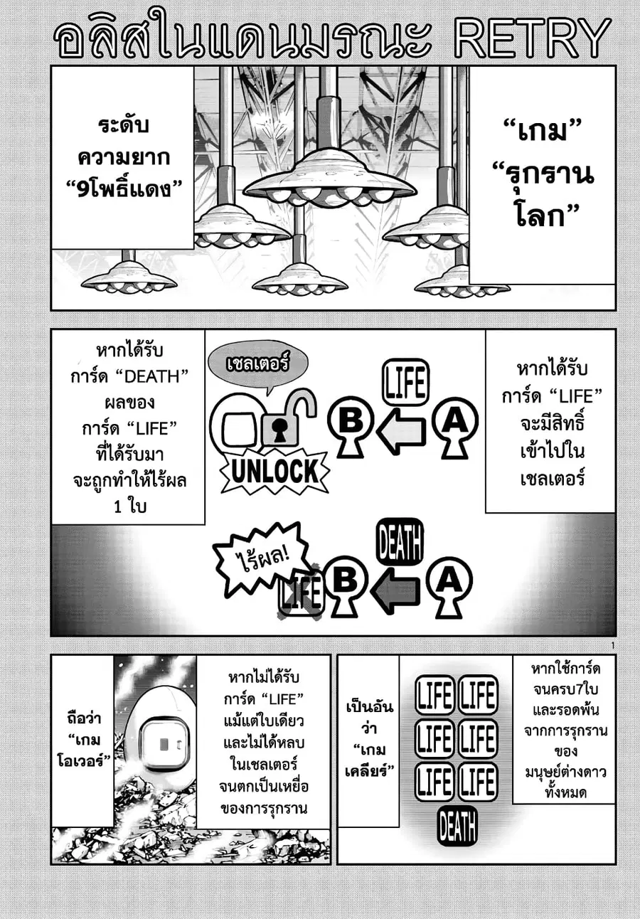 Imawa no Kuni no Alice Retry ตอนที่ 6 หน้า 1