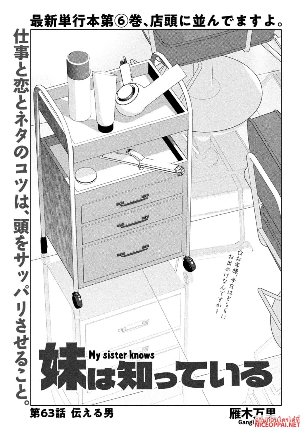 Imoto Wa Shitteiru ตอนที่ 63 หน้า 1