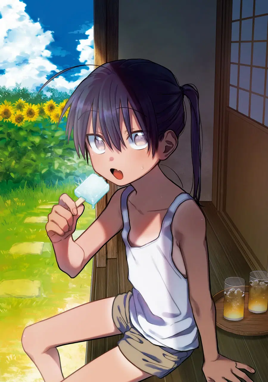 Inaka ni Kaeru to Yakeni Natsuita Kasshoku Ponytail Shota ga Iru ตอนที่ 20.5 หน้า 2