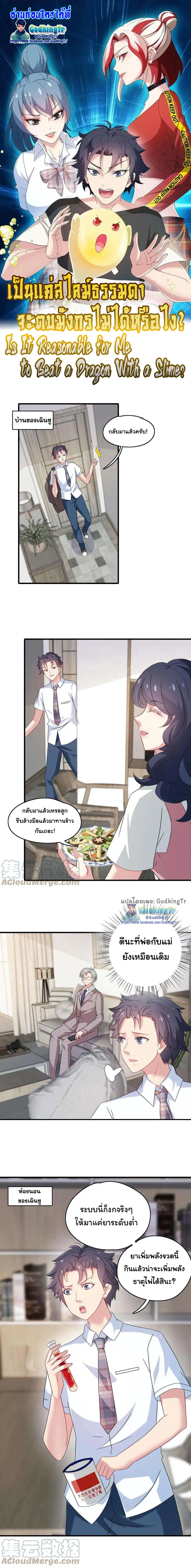 Is It Reasonable for Me to Beat a Dragon With a Slime ตอนที่ 4 หน้า 1