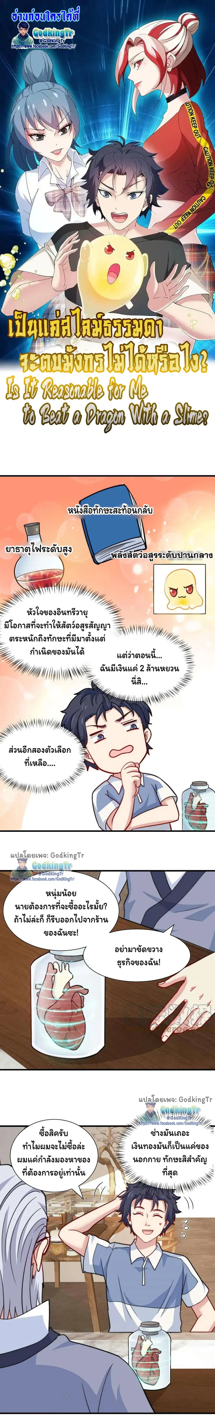 Is It Reasonable for Me to Beat a Dragon With a Slime ตอนที่ 49 หน้า 1