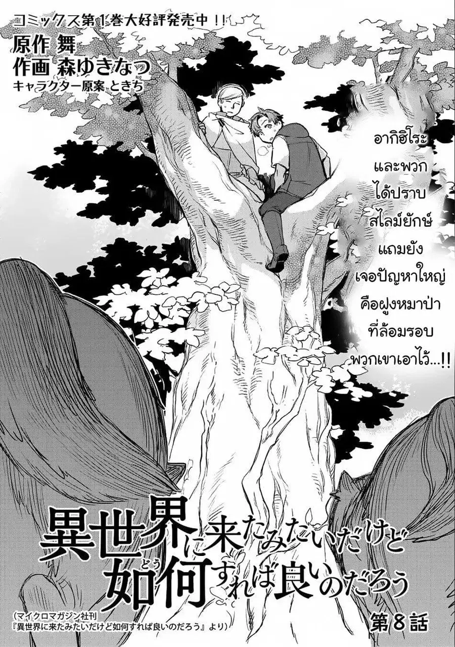 Isekai ni Kita Mitai dakedo Ikanisureba Yoi no Darou ตอนที่ 8 หน้า 3
