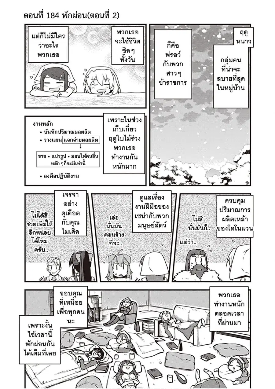 Isekai Nonbiri Nouka ตอนที่ 184 หน้า 1