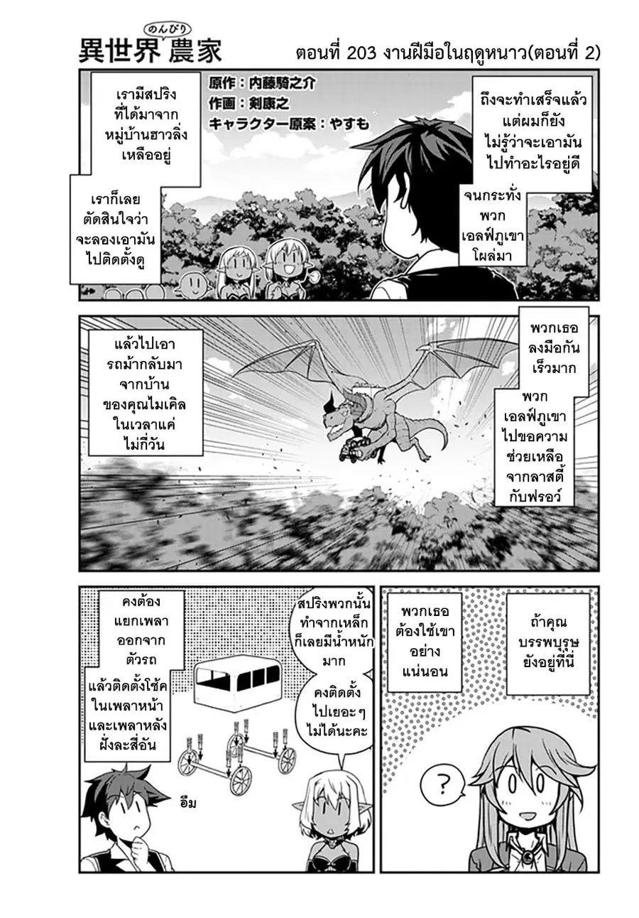 Isekai Nonbiri Nouka ตอนที่ 203 หน้า 1