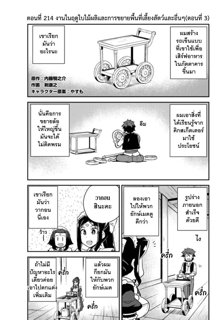 Isekai Nonbiri Nouka ตอนที่ 214 หน้า 2