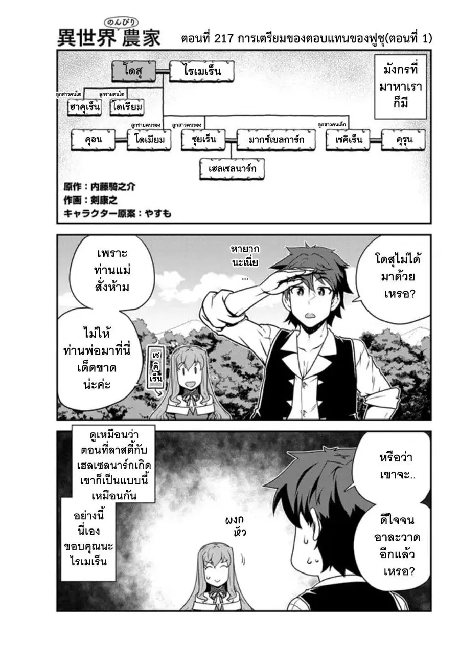 Isekai Nonbiri Nouka ตอนที่ 217 หน้า 1
