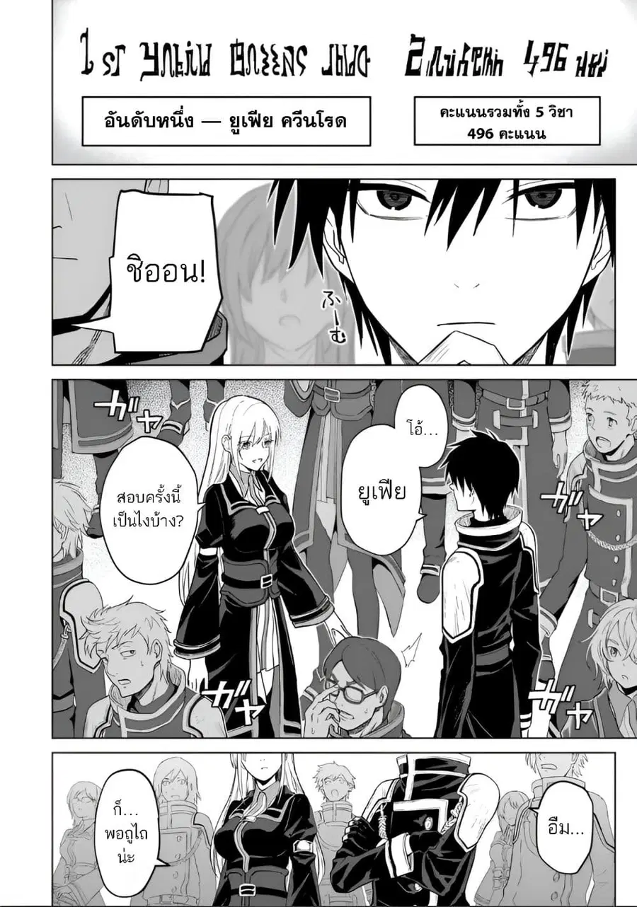 Jibun wo SSS-Kyuu da to Omoikondeiru C-Kyuu Majutsu Gakusei ตอนที่ 2 หน้า 3