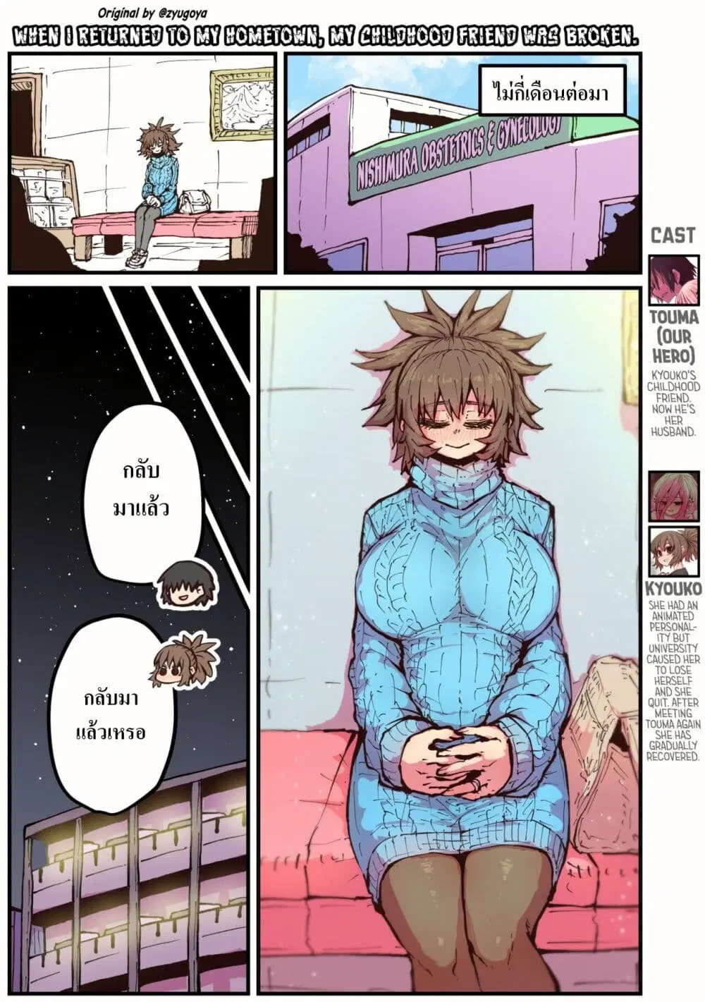 Jimoto ni Kaettekitara Osananajimi ga Kowareteta ตอนที่ 6 หน้า 1
