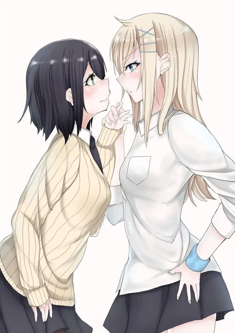 Kanchigai Kara Hajimeru Yankee To Jimi-ko No Yuri Manga ตอนที่ 2 หน้า 1
