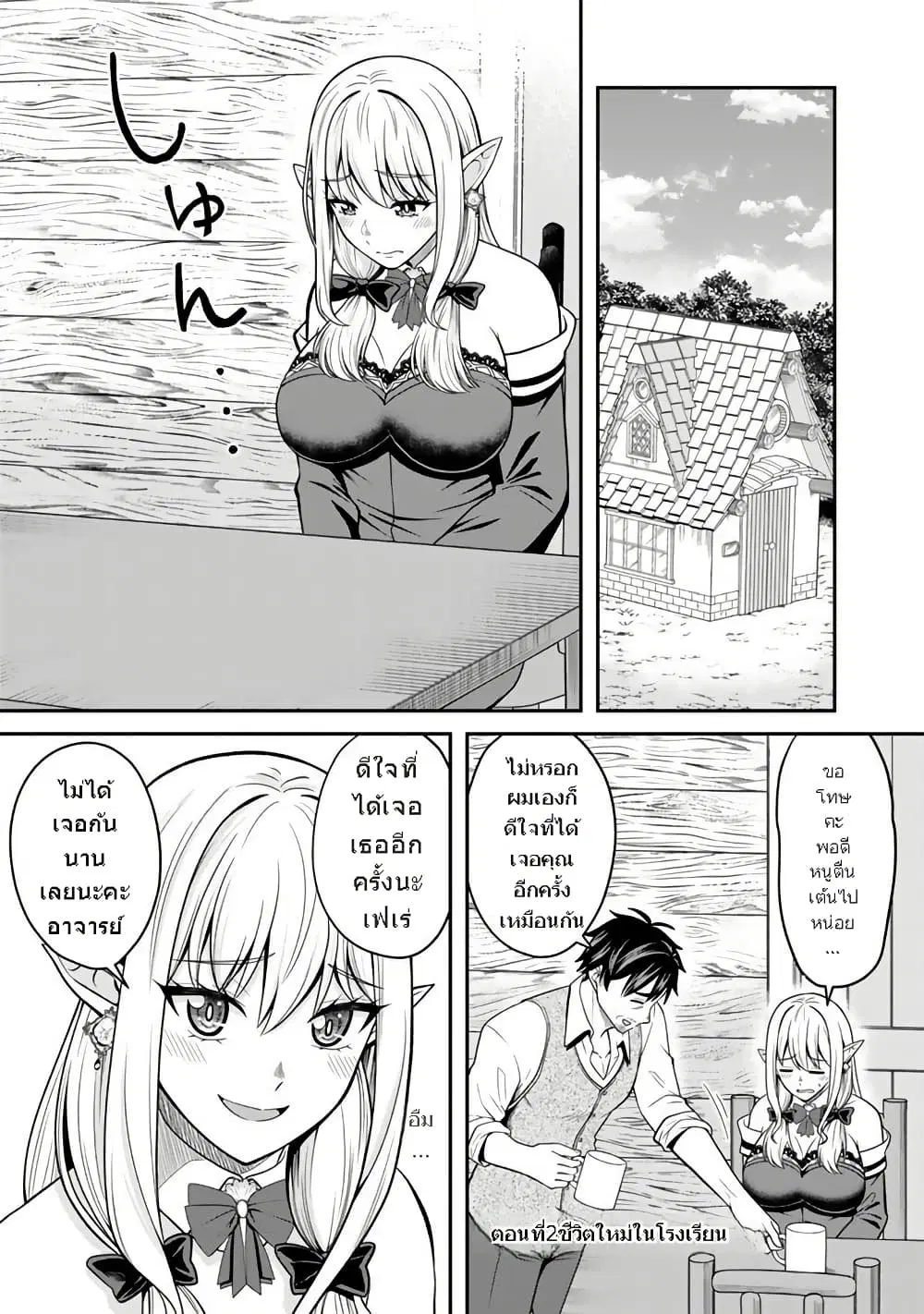 Kenshi wa Jidaiokure to Sasen Sareta Jinrui Saikyou no Ossan, Majutsu Gakuin de Kyoushi ni Natte Musou suru ตอนที่ 2.1 หน้า 1