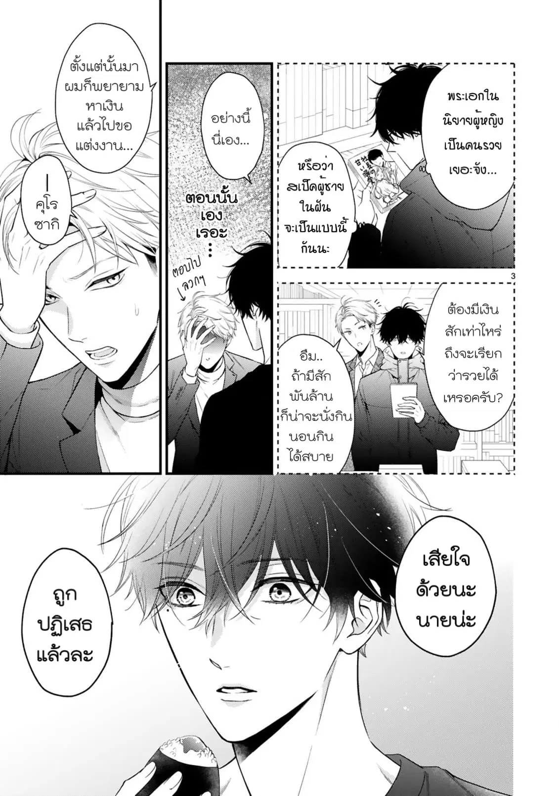 Kurosaki-san no Ichizu na Ai ga Tomaranai ตอนที่ 2 หน้า 2