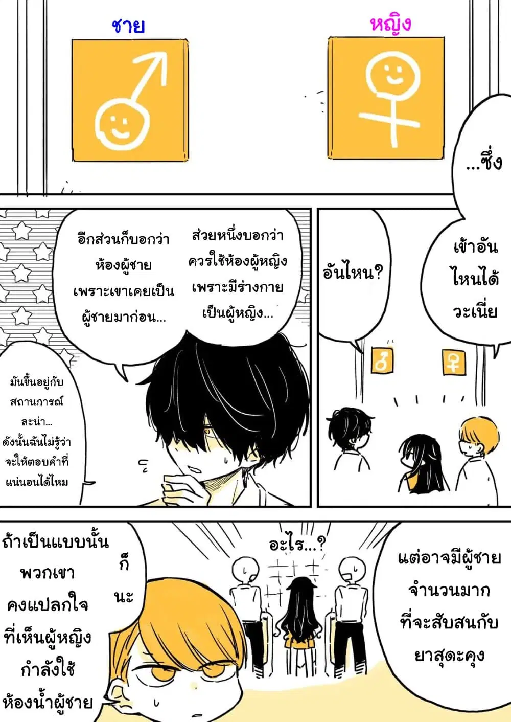 Mendoku Sagari Danshi ga Asa Okitara Onnanoko ni Natte Ita Hanashi ตอนที่ 6 หน้า 3