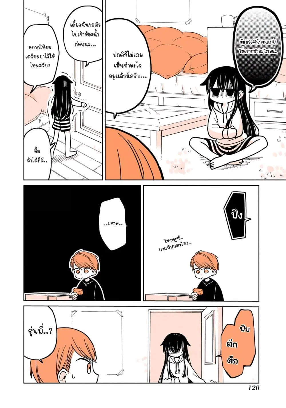 Mendoku Sagari Danshi ga Asa Okitara Onnanoko ni Natte Ita Hanashi ตอนที่ 8.1 หน้า 2