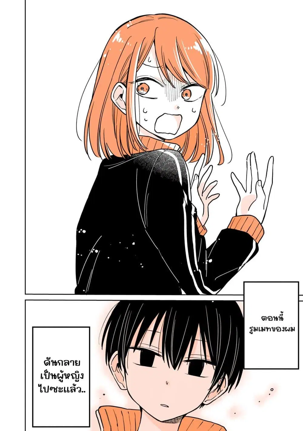 Mendoku Sagari Danshi ga Asa Okitara Onnanoko ni Natte Ita Hanashi ตอนที่ 8.2 หน้า 2