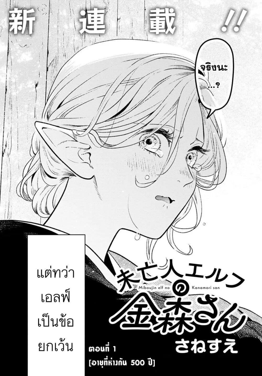 Miboujin Elf no Kanamori-san ตอนที่ 1 หน้า 3