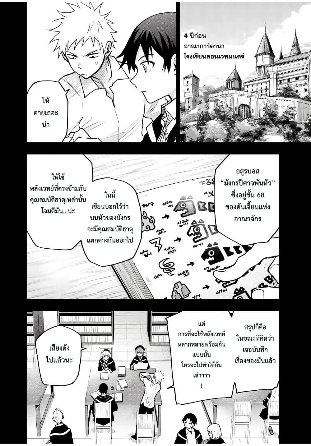 Mikata ga Yowa Sugite Hojo Mahou ni Toushite ita Kyuutei Mahou shi, Tsuihou Sarete Saikyou wo Mezasu ตอนที่ 45 หน้า 2