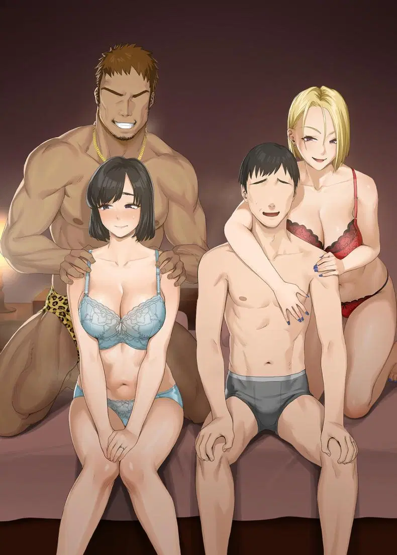 [Mitsumitsu Niku] LeveChi na Swapping- Seiheki ni Mezameru Otto Hen – ตอนที่ 1 หน้า 3