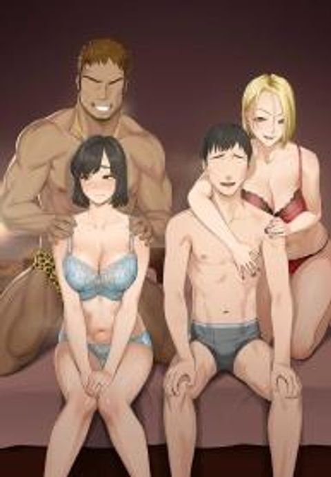 ปก [Mitsumitsu Niku] LeveChi na Swapping- Seiheki ni Mezameru Otto Hen – มังงะญี่ปุ่น แปลไทย