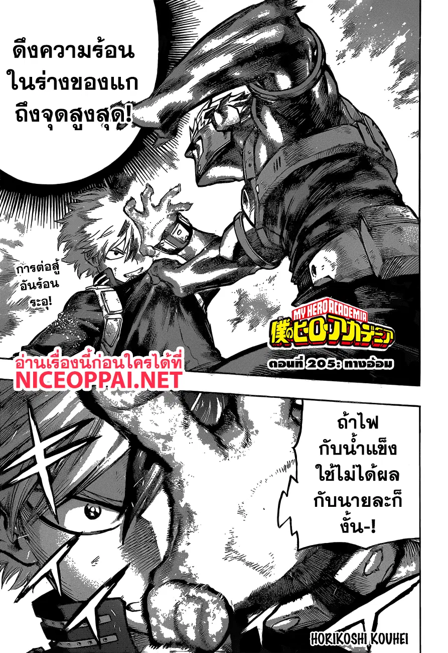 My Hero Academia ตอนที่ 205 หน้า 1