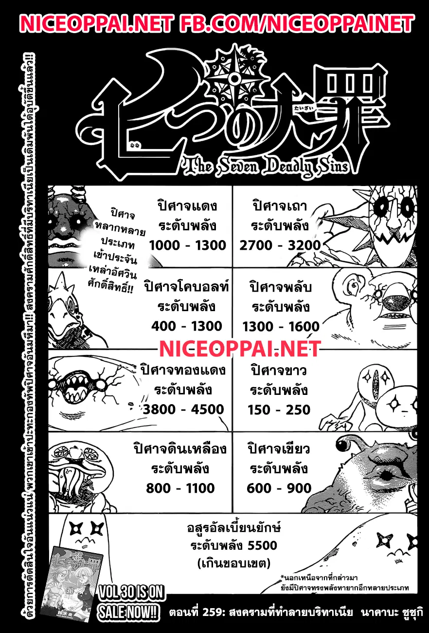Nanatsu no Taizai ตอนที่ 259 หน้า 1