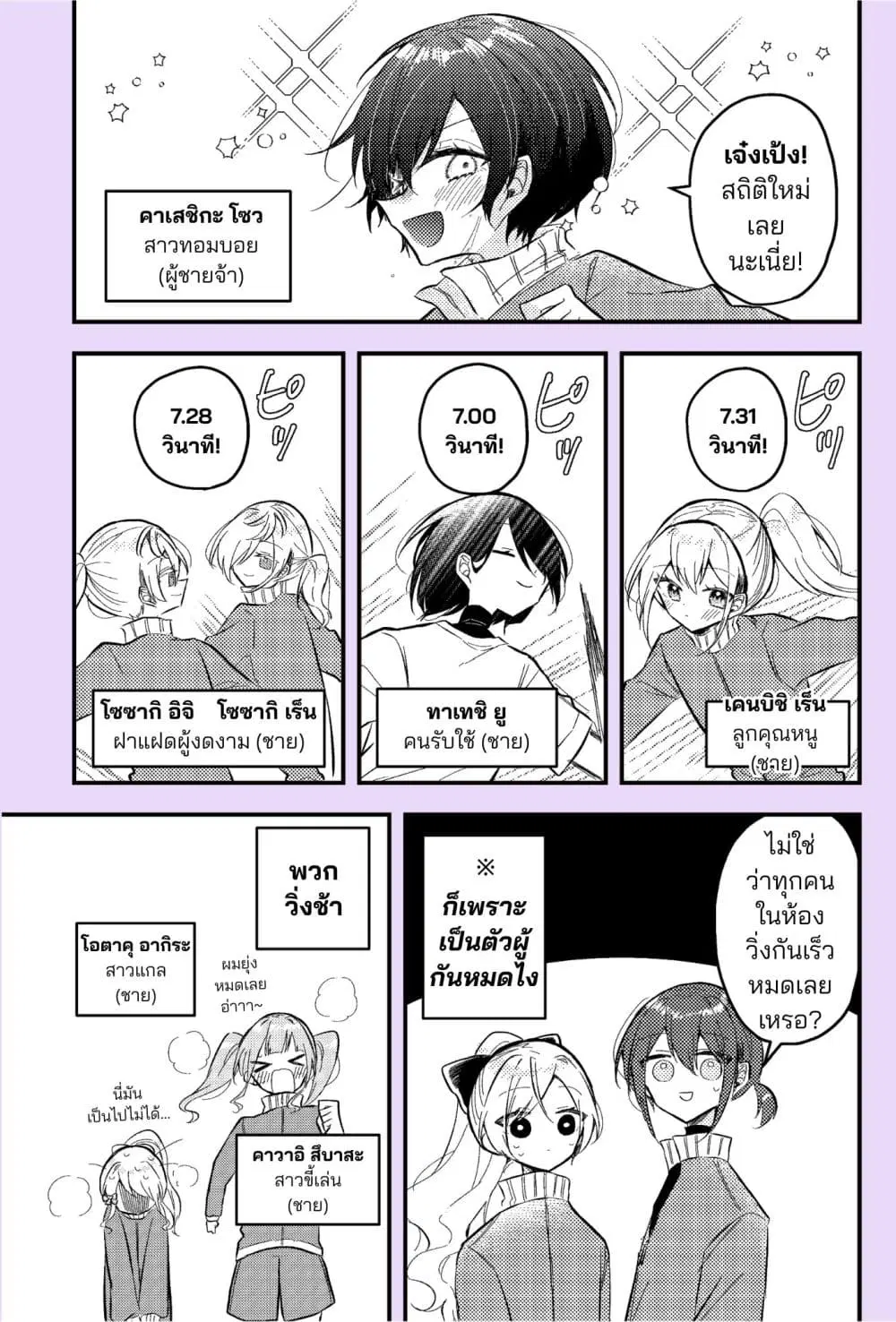 Nikagetsugo ni Seibetsu ga Bareru Josou Danshi ตอนที่ 3 หน้า 2
