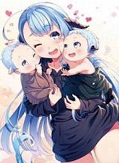 ปก On The Way Home, I Got A Bride And Twin Daughters, But They Were Dragons มังงะญี่ปุ่น แปลไทย