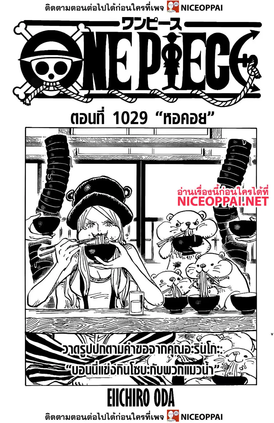 One Piece ตอนที่ 1029 หน้า 1