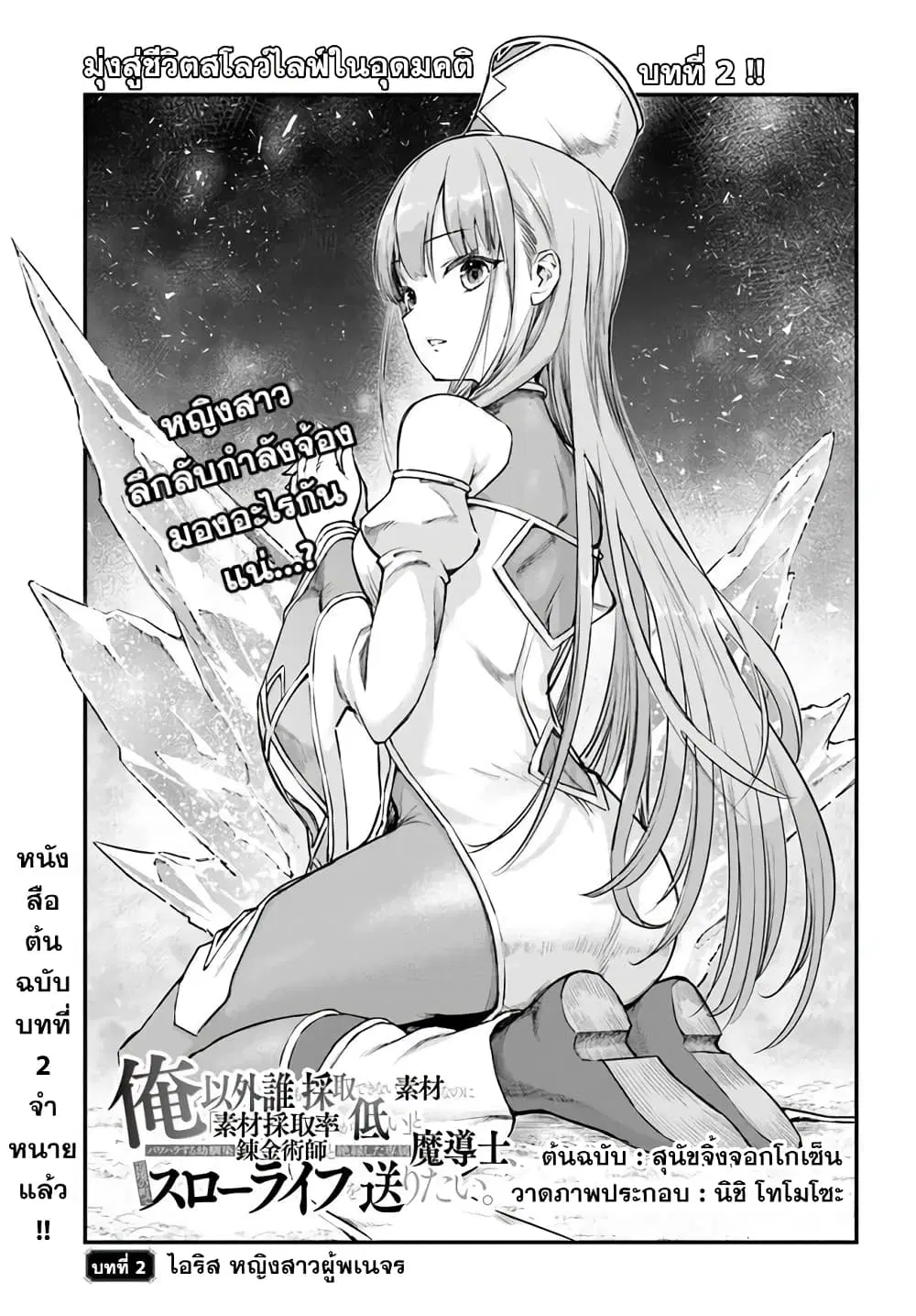 Ore Igai Dare mo Saishu Dekinai Sozai na no ni “Sozai Saishuritsu ga Hikui” to Pawahara suru Osananajimi Renkinjutsushi to Zetsuen shita Senzoku Madoushi, Henkyou no Machi de Slow Life wo Okuritai. ตอนที่ 2 หน้า 1