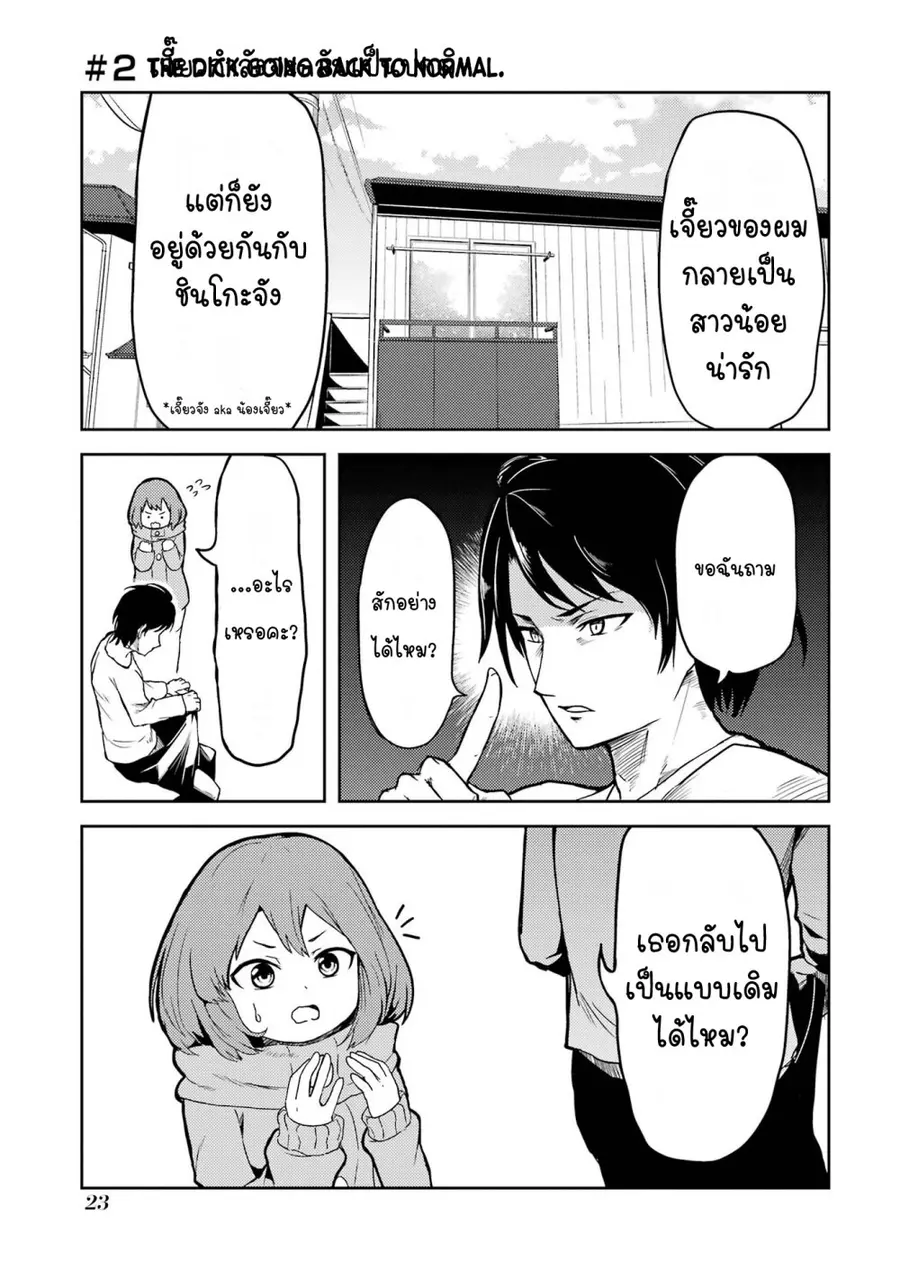 Ore no Kokan wa Bishoujo Datta no ka เจี๊ยวของผมไม่น่ารักขนาดนั้นหรอก ตอนที่ 2 หน้า 1