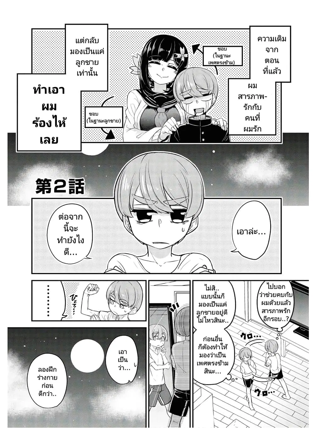 Osananajimi no Mama ja iya? ตอนที่ 2 หน้า 1